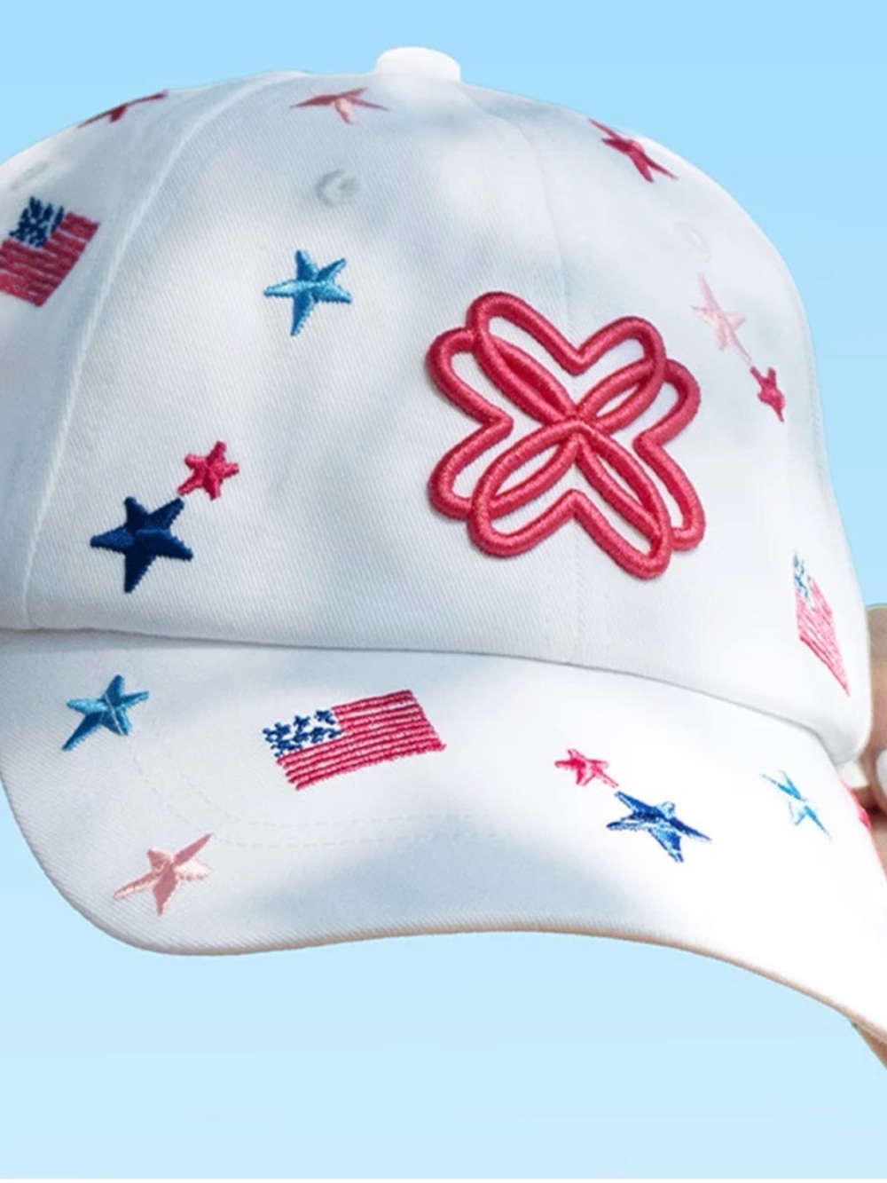 🎉NWT Lilly Pulitzer Embroidered 250th Celebration Baseball Hat. JUST RELEASED 🧢